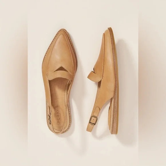 Sperry Saybrook Slingback Flat Mules - Picture 1 of 7